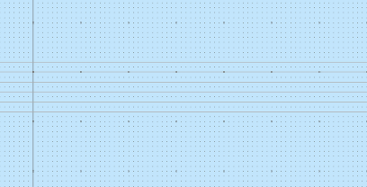 横の作図線のオフセット