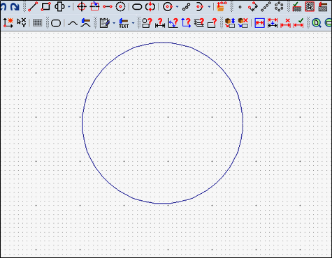円の半径の変更